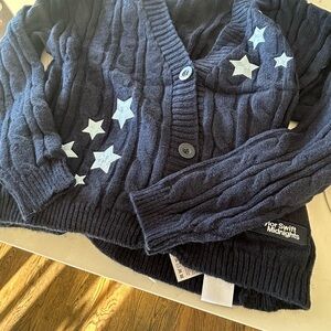 Taylor Swift Midnight Blue Cardigan with White Stars